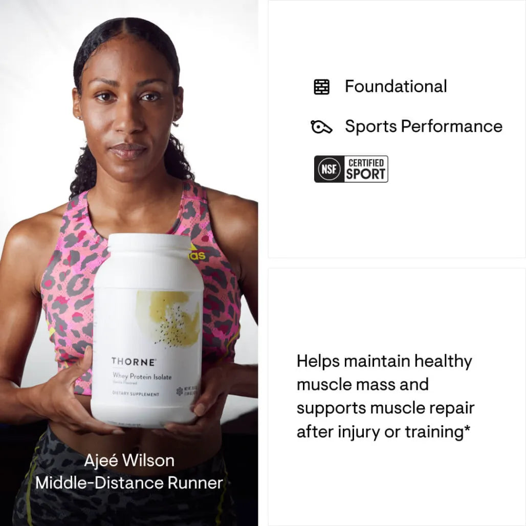 Thorne Whey Protein Isolate Van 
