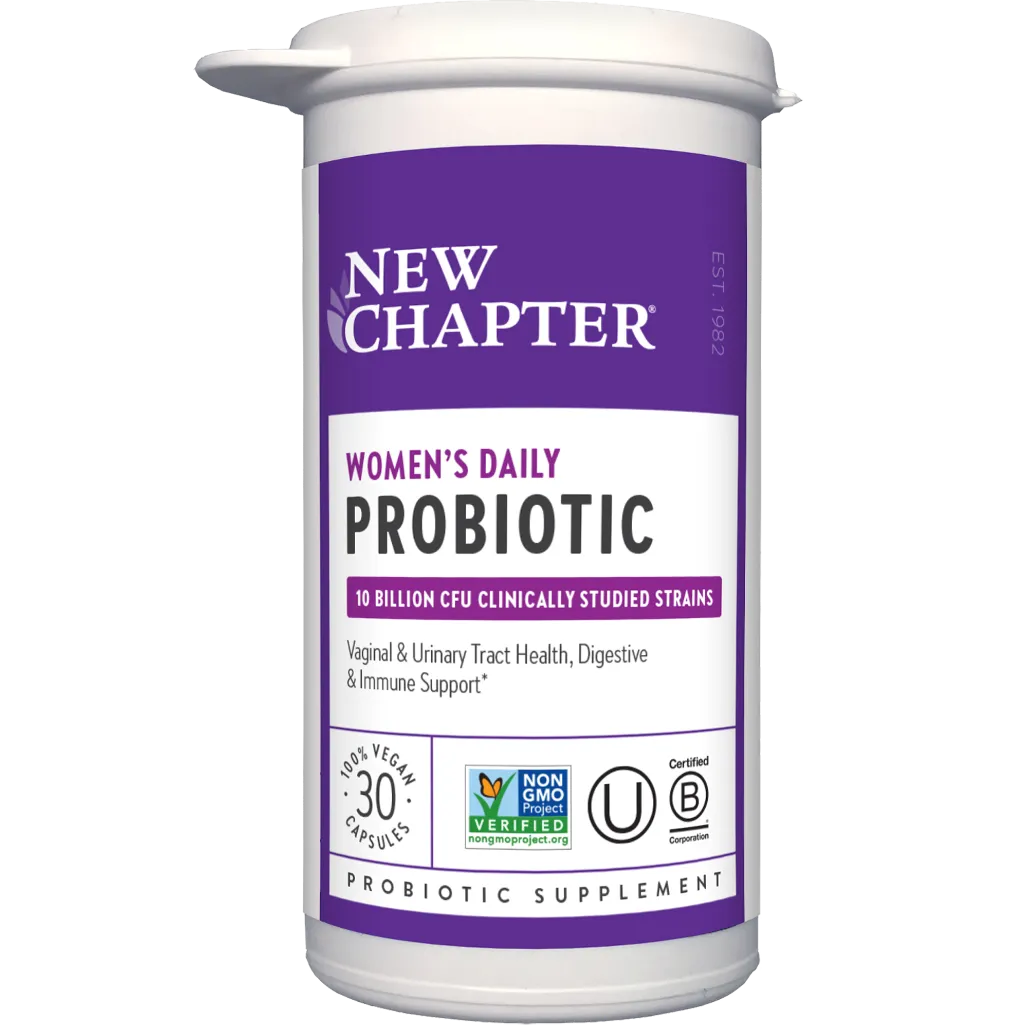 New Chapter Women's Daily Probiotic - supports urinary tract health and vaginal health