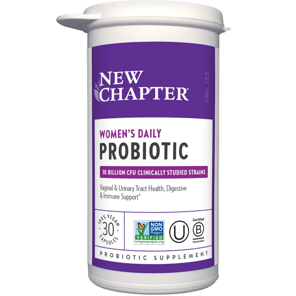 New Chapter Women's Daily Probiotic - supports urinary tract health and vaginal health
