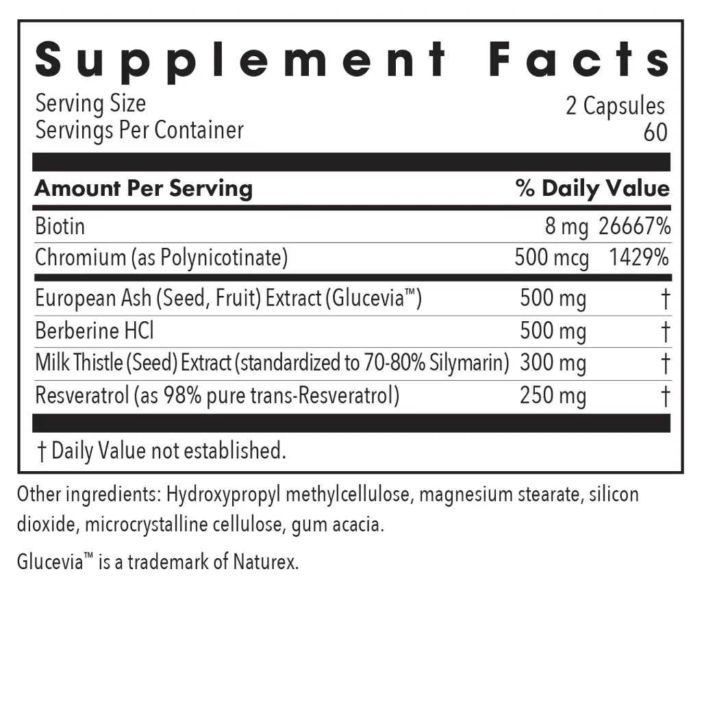 Allergy Research Group Glucose Tolerance II - 120 vegcaps