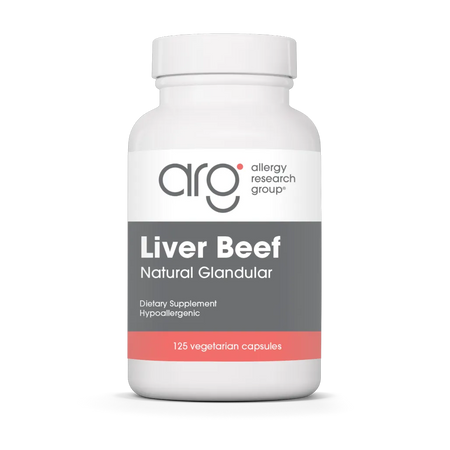Allergy Research Group Liver Beef 1000 mg - 125 Vegcaps