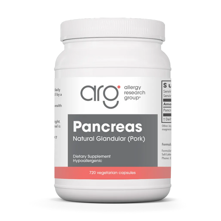 Allergy Research Group Pancreas Pork - 720 Vegcaps