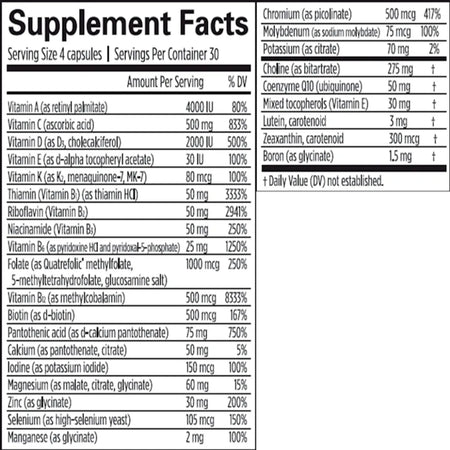 Brain MD’ Smart Prenatal - 120 Capsules | Essential Nutrition for Mother and Baby