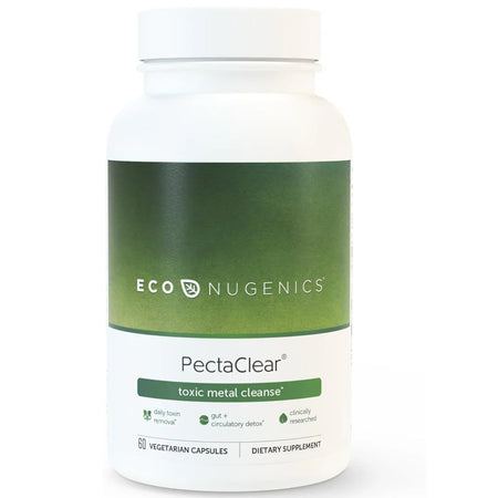 EcoNugenics PectaClear - 60 Vegetarian Capsules - Toxic Metal Cleanse