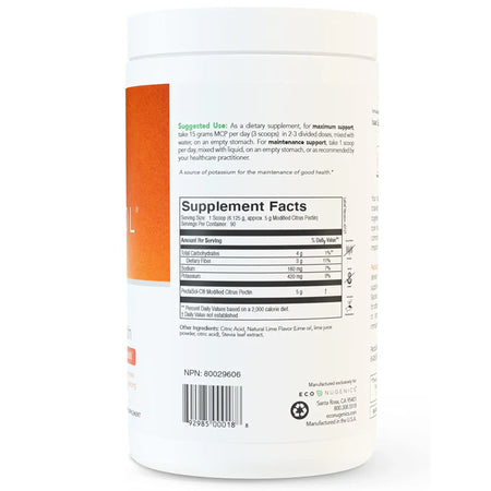 EcoNugenics PectaSol-C Lime Infusion Supplement Facts