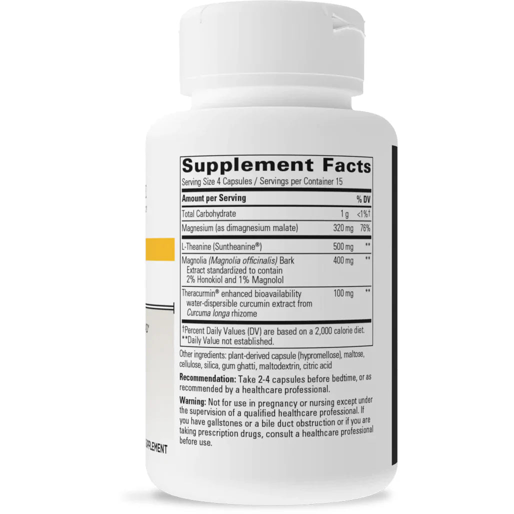 Integrative Therapeutics ProSom 60 vegcaps supplement facts