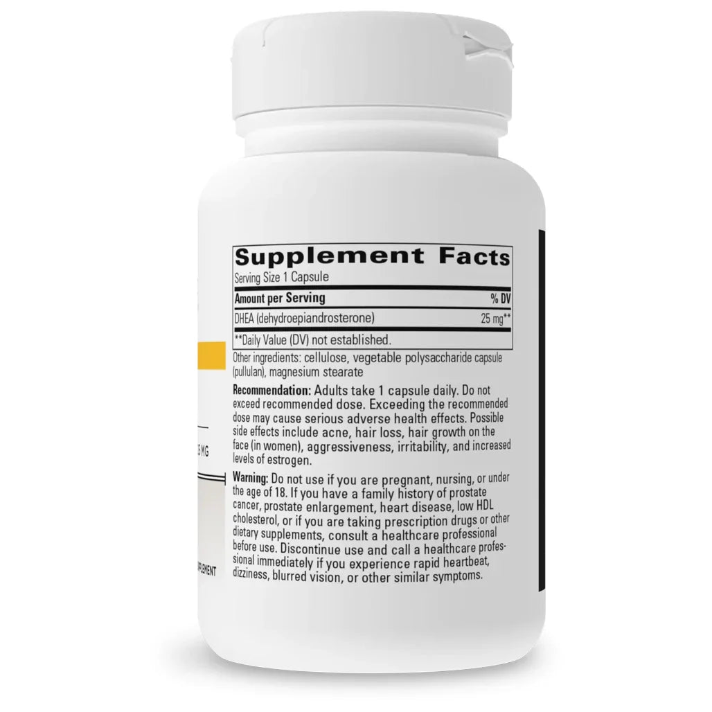 DHEA 25 mg by Integrative Therapeutics - Ingredients
