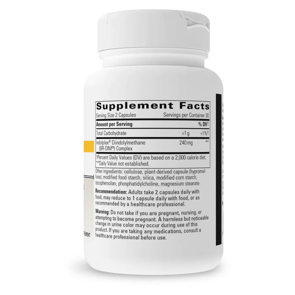 Integrative Therapeutics Indolplex with BR-DIM 60 tabs supplement facts