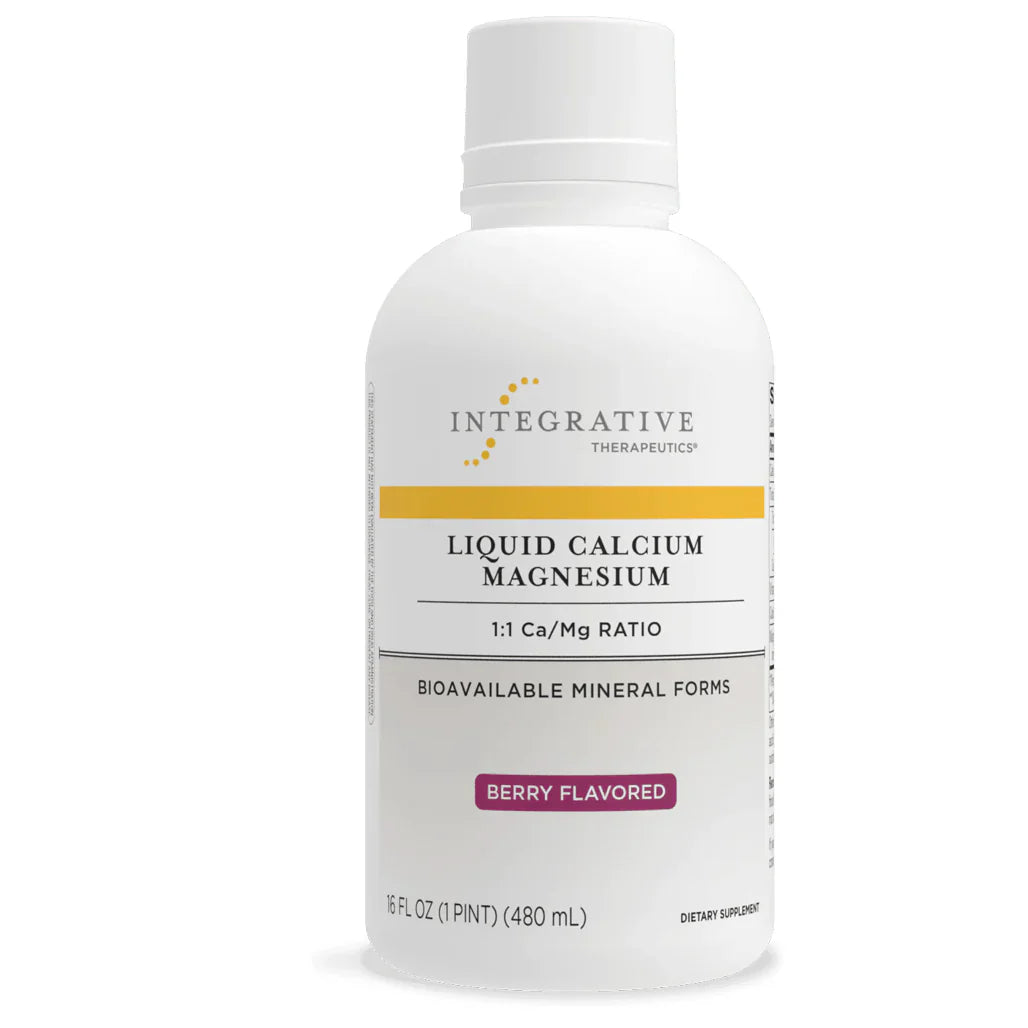 Integrative Therapeutics Liquid Calcium Magnesium 1:1 Berry - 16 oz