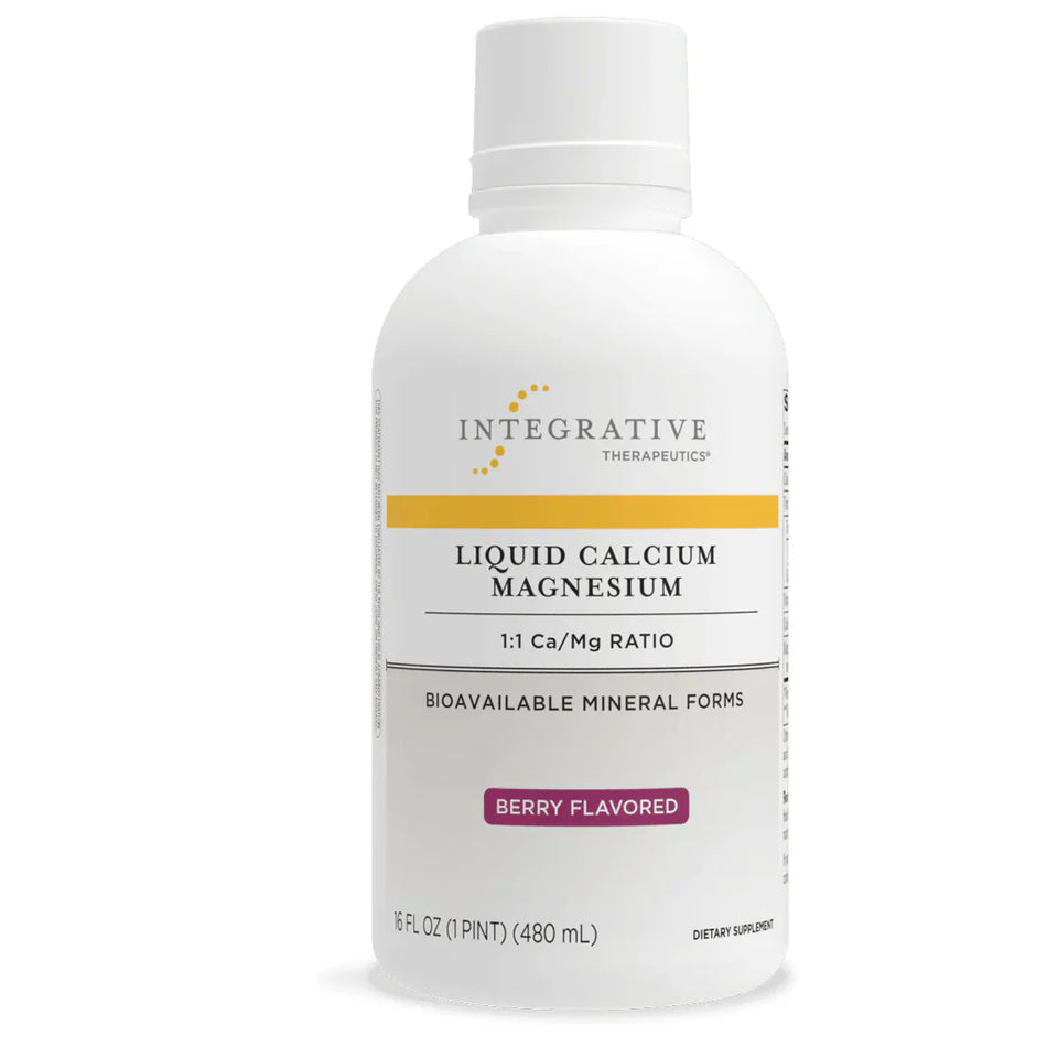 Integrative Therapeutics Liquid Calcium Magnesium 1:1 Berry - 16 oz