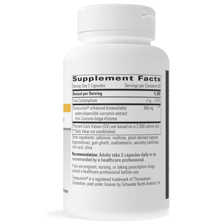 Integrative Therapeutics Theracurmin HP supplement ingredients