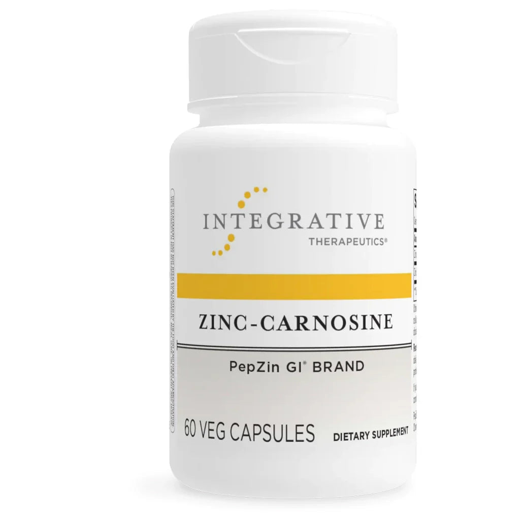 Integrative Therapeutics Zinc Carnosine 60 vegcaps supplement facts