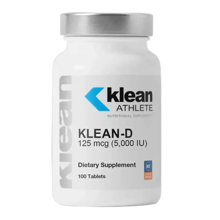 Klean D 5000 IU Vitamin D3 Dietary Supplement Tablets for Immune Support Bone Health and Muscle Strength