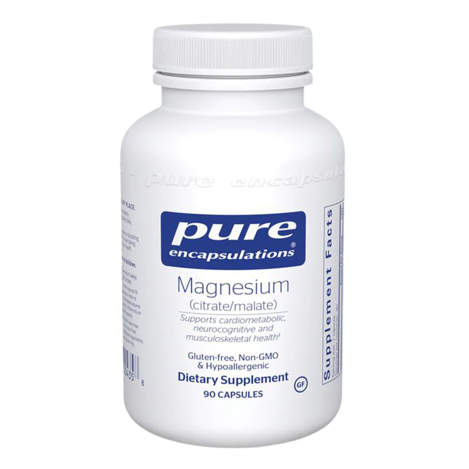 Pure Encapsulations Magnesium Citrate/Malate 90 Capsules