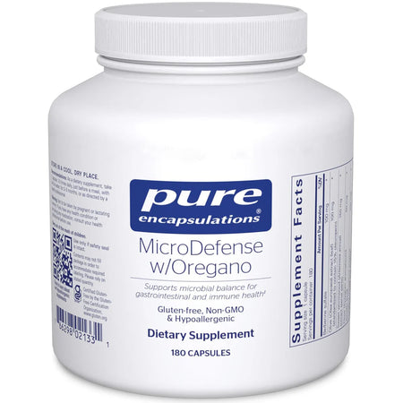 Pure Encapsulations MicroDefense with Oregano 180 Capsules