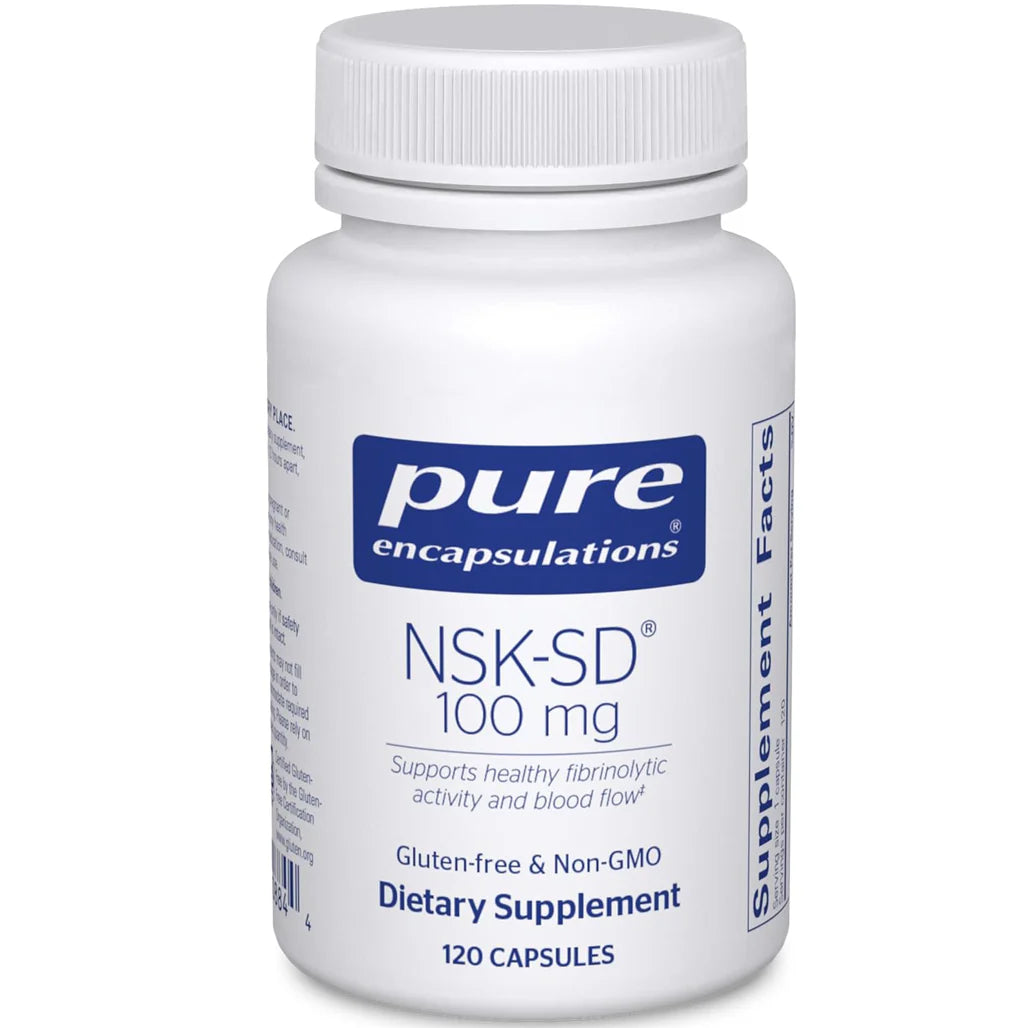 Pure Encapsulations NSK-SD 100mg Nattokinase 120 capsules