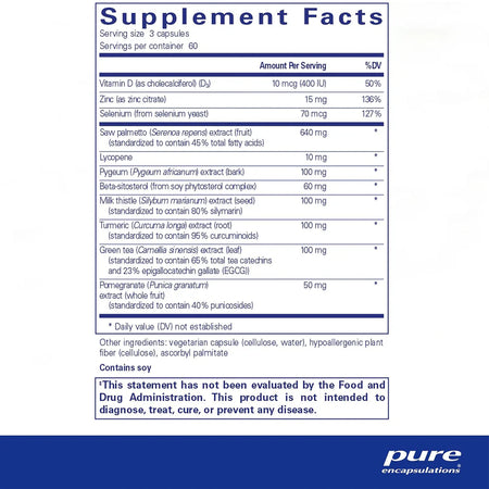 Pure Encapsulations SP Ultimate supplement ingredients