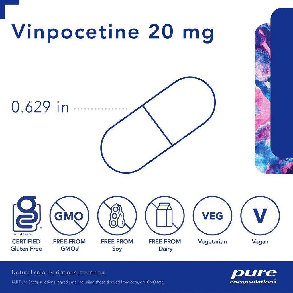 Pure Encapsulations Vinpocetine 20mg supplement
