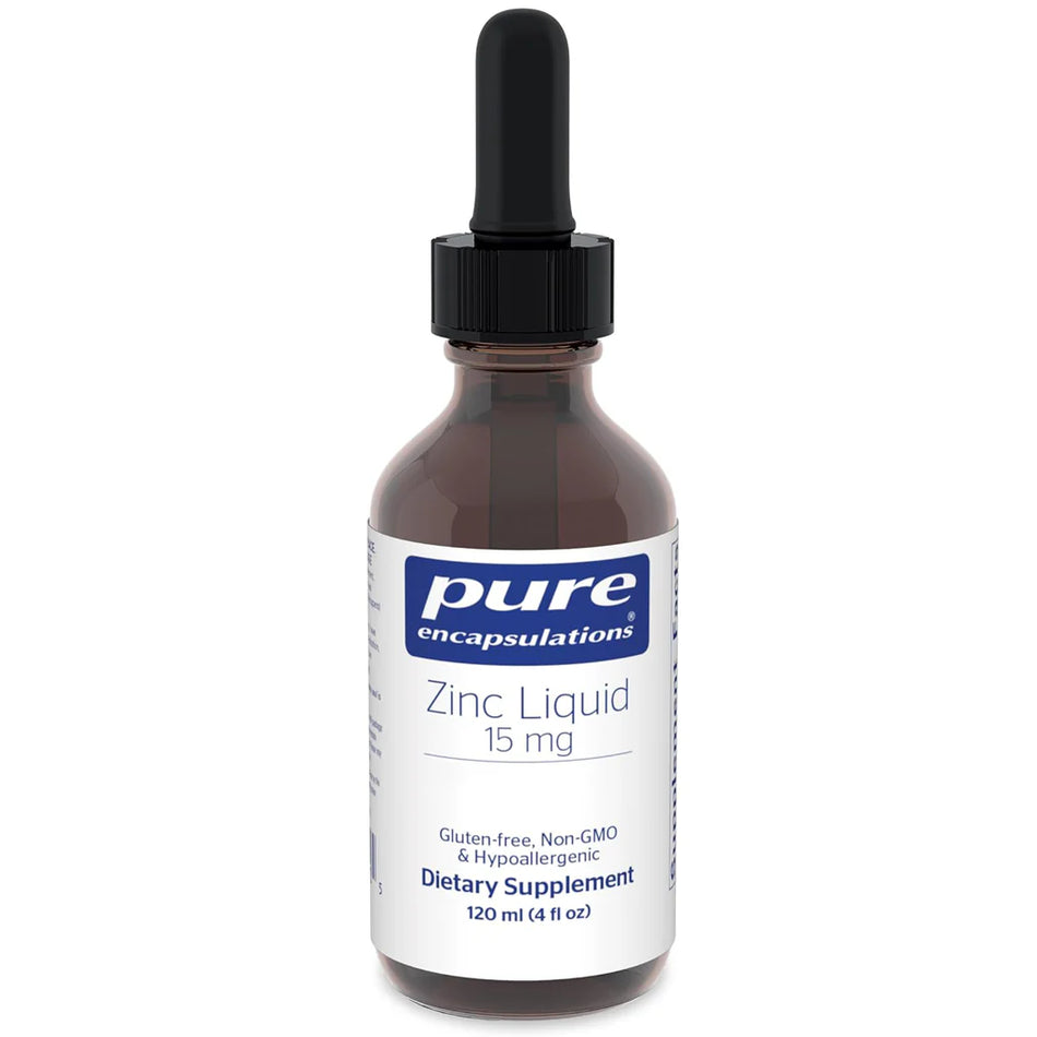 Pure Encapsulations Zinc Liquid 15 mg bottle