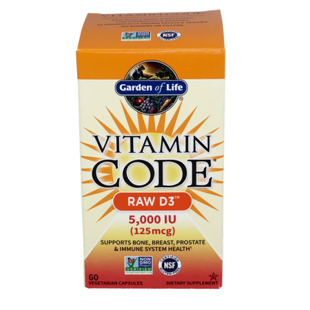 Vitamin Code Raw D3 5000 Garden of life